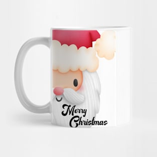 Cute Watercolor Santa Claus Merry Christmas Mug